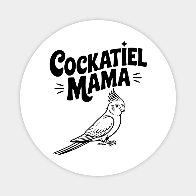 Cockatiel Mama Magnet by Frank Ring